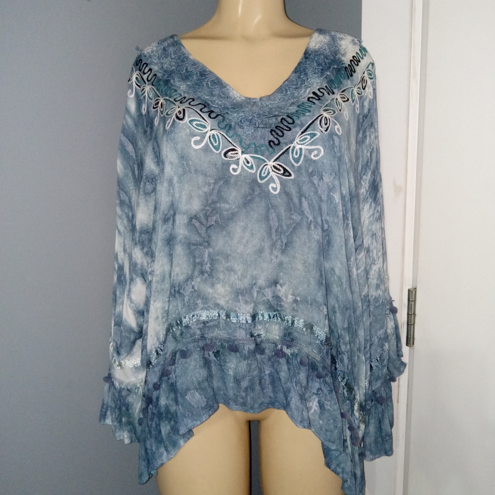 💣SHORELINE TUNIC TOP SZ LG/ XLG
